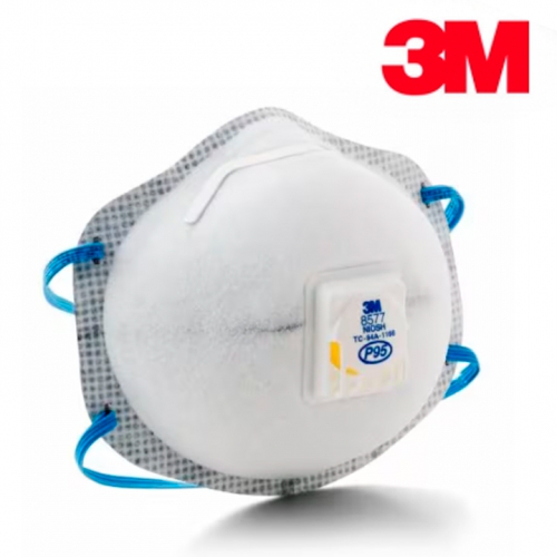 Mascarilla 3M 8577 (P95) con valvula C-A